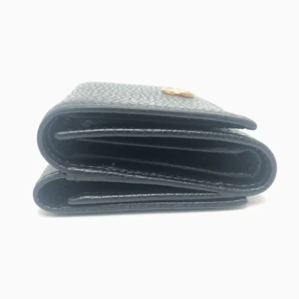 Gucci Vintage Pre-owned Leather wallets Black Dames