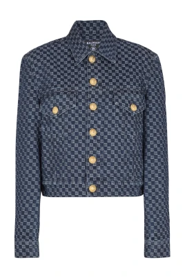 Monogrammed Denimjacka