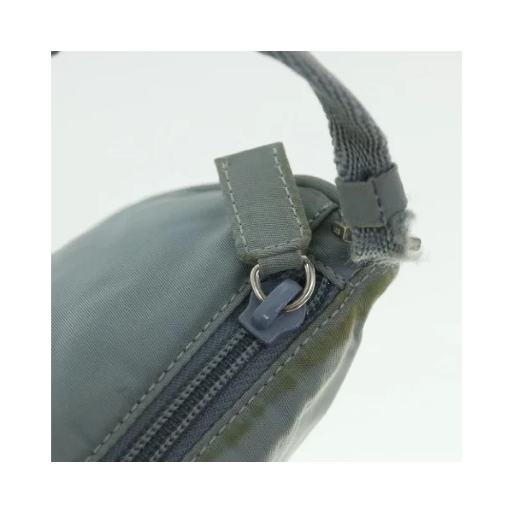 Prada Vintage Pre-owned Nylon prada-bags Blue Dames