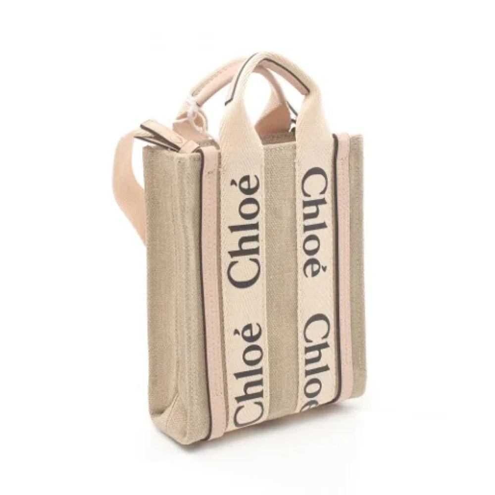 Chloé Pre-owned Leather handbags Beige Dames