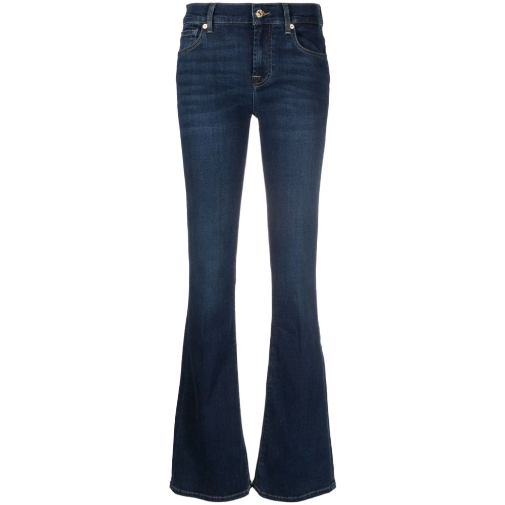 7 For All Mankind Bootcut Blauwe Denim Jeans Blue Dames
