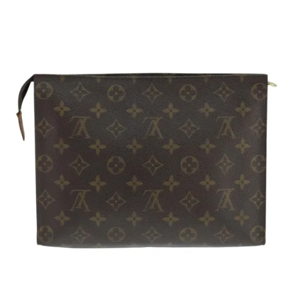 Louis Vuitton Vintage Pre-owned Canvas pouches Brown Dames