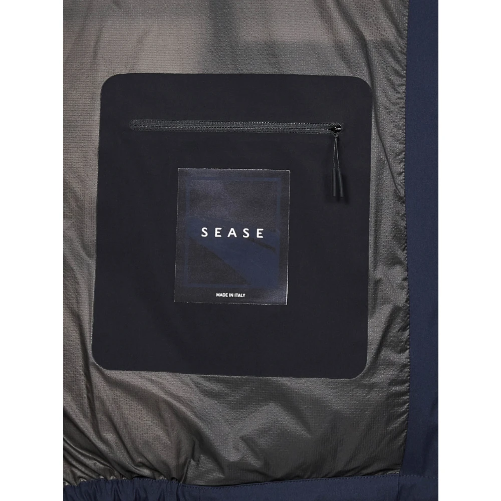 Sease Blauwe jas met zonne-accents Blue Heren