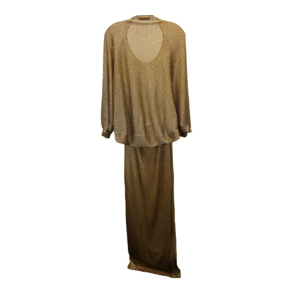 Missoni Pre-owned Polyester dresses Brown Dames