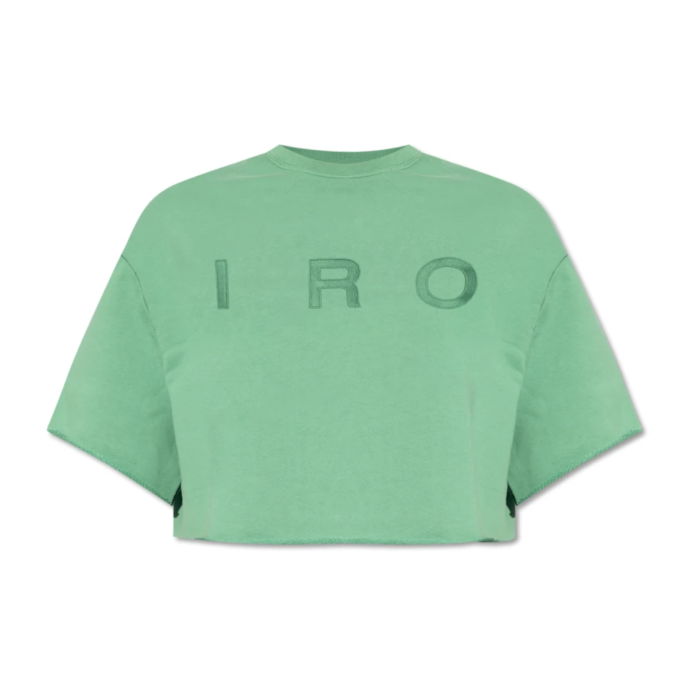 IRO T-shirt `Olinda` Green Dames