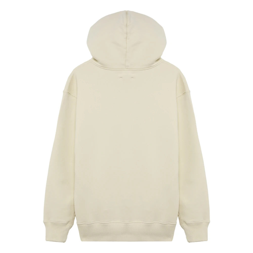 Autry Ivoor Hoodie van katoen Beige Heren