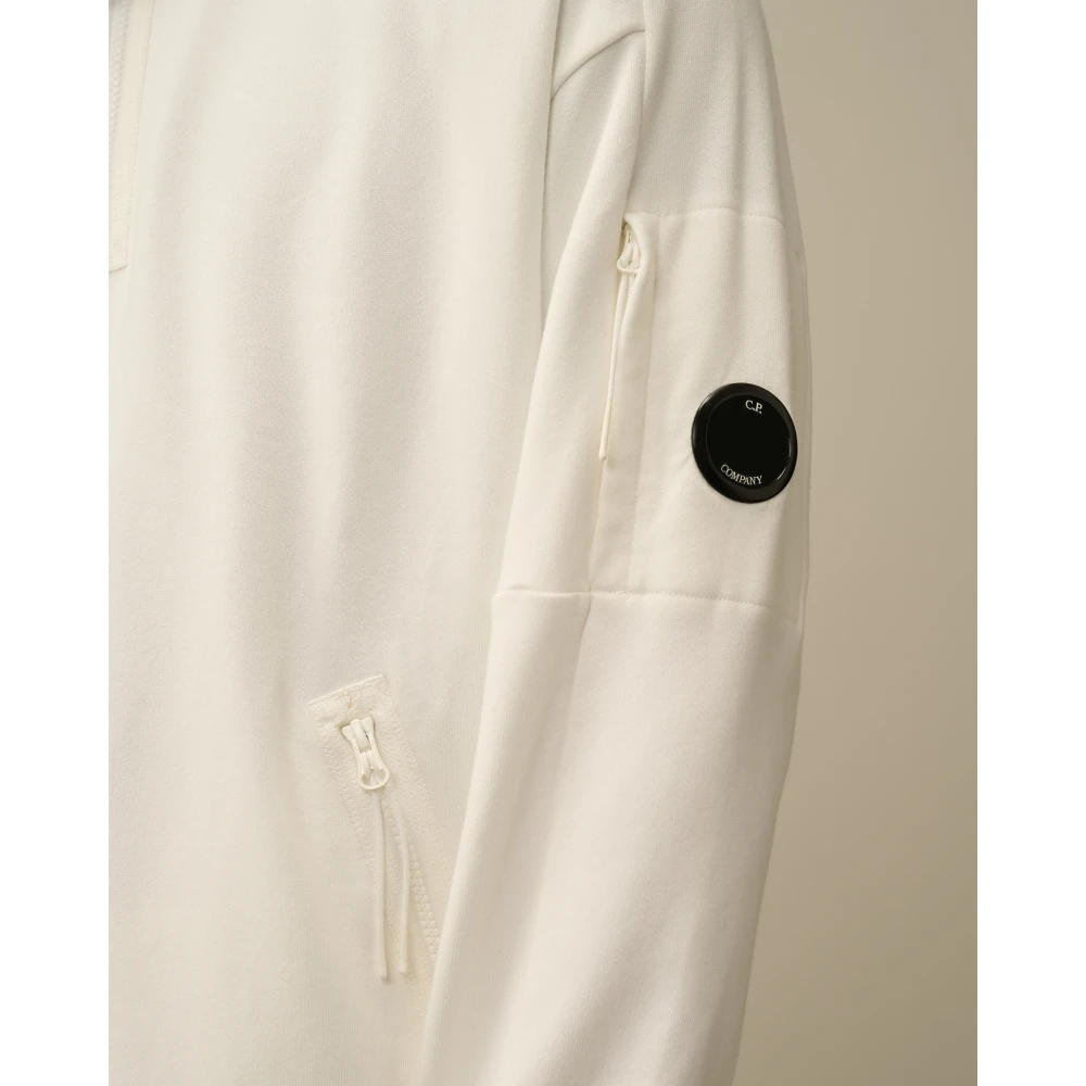 C.P. Company Witte Camioner Sweatshirt White Heren