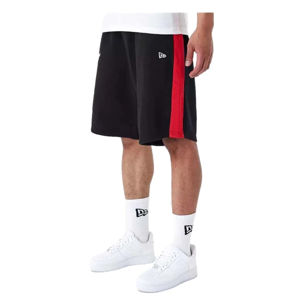 new era NBA Chicago Bulls Mesh Panel Oversized Shorts Black Heren