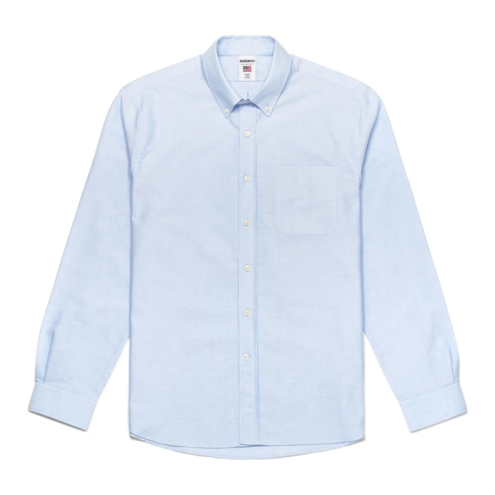 Sebago Blue Casual Shirts, Male, S, Casual Shirt
