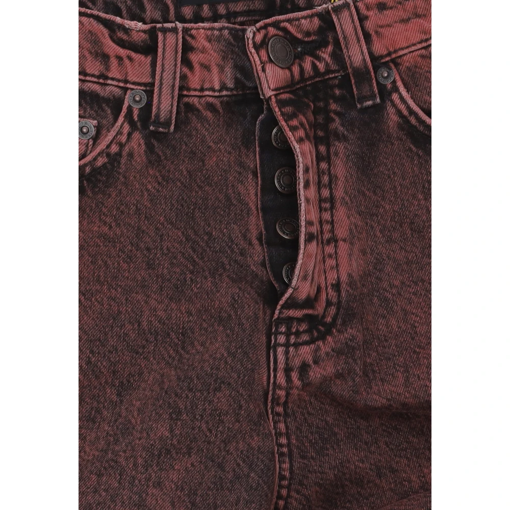 Iuter Losse Denim Broek Baksteen Red Heren