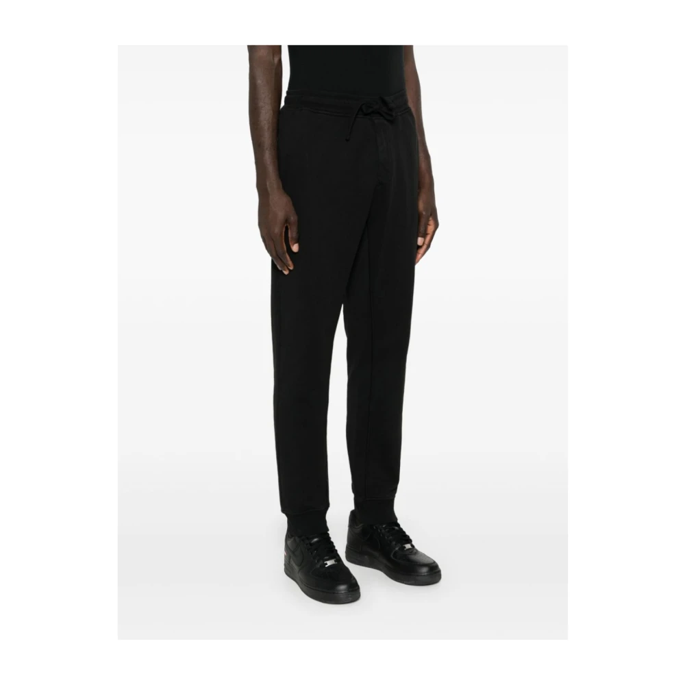 Stone Island Zwarte Broek voor Mannen Black Heren