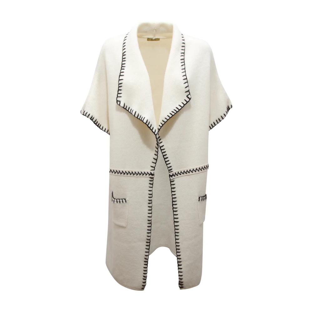 Pho Firenze Women's White Tella Wool Blend Jacket