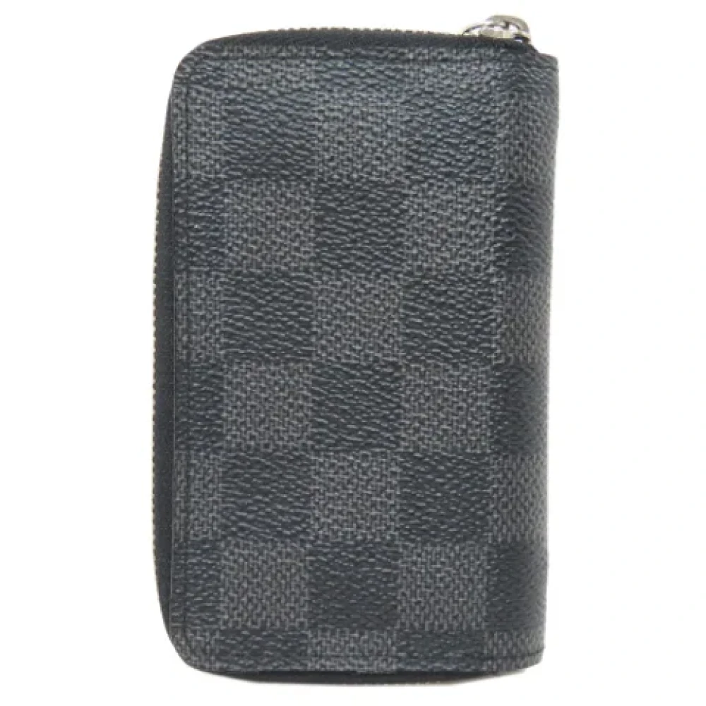 Louis Vuitton Vintage Pre-owned Canvas wallets Black Dames