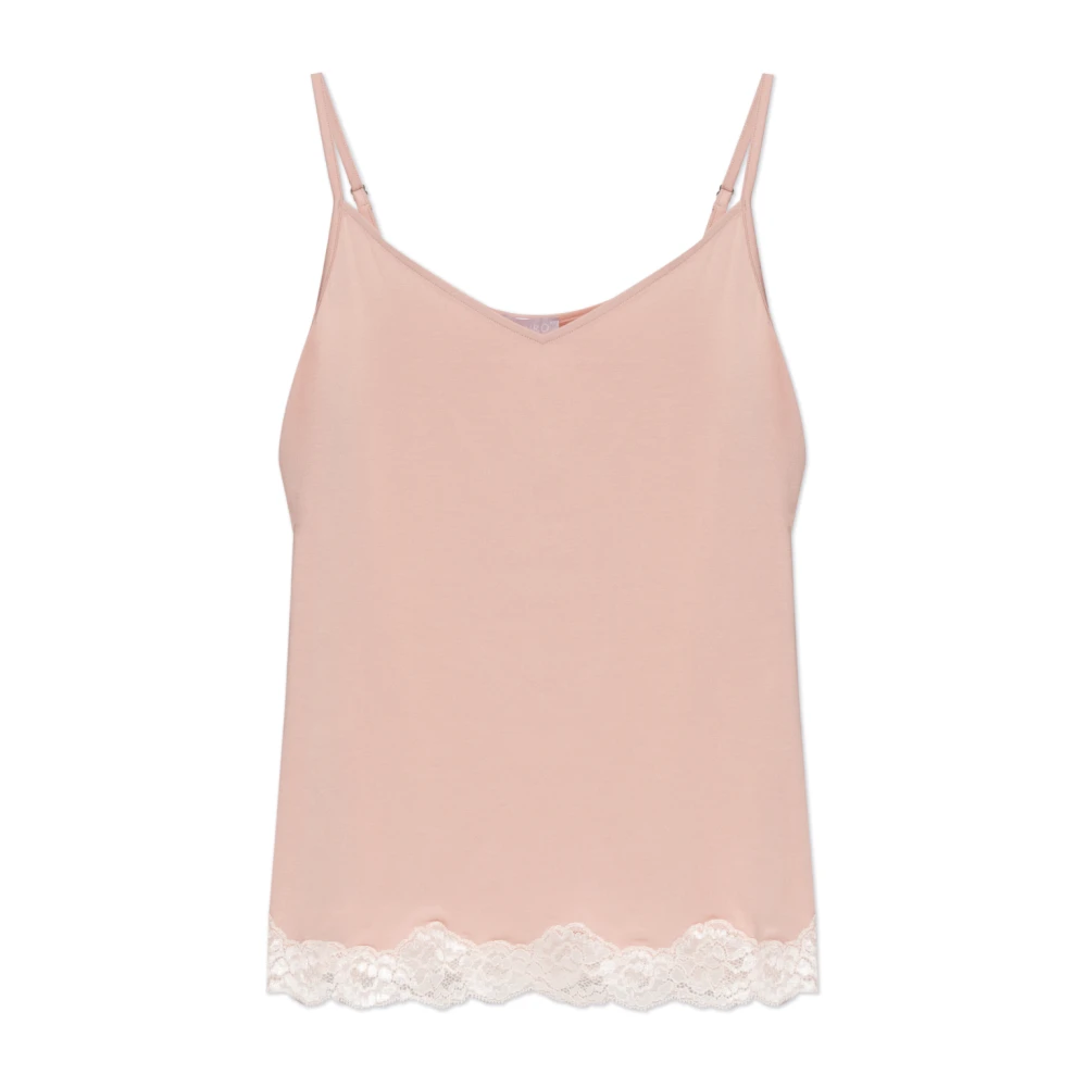 Hanro Kvinno Rosa Underkläder, Dam, M, Dana Spaghetti Top
