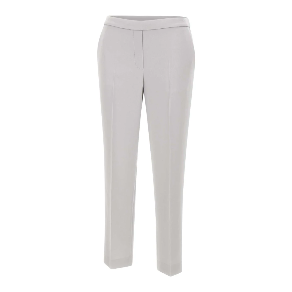 Theory Admiral Japanse Crepe Broek Gray Dames