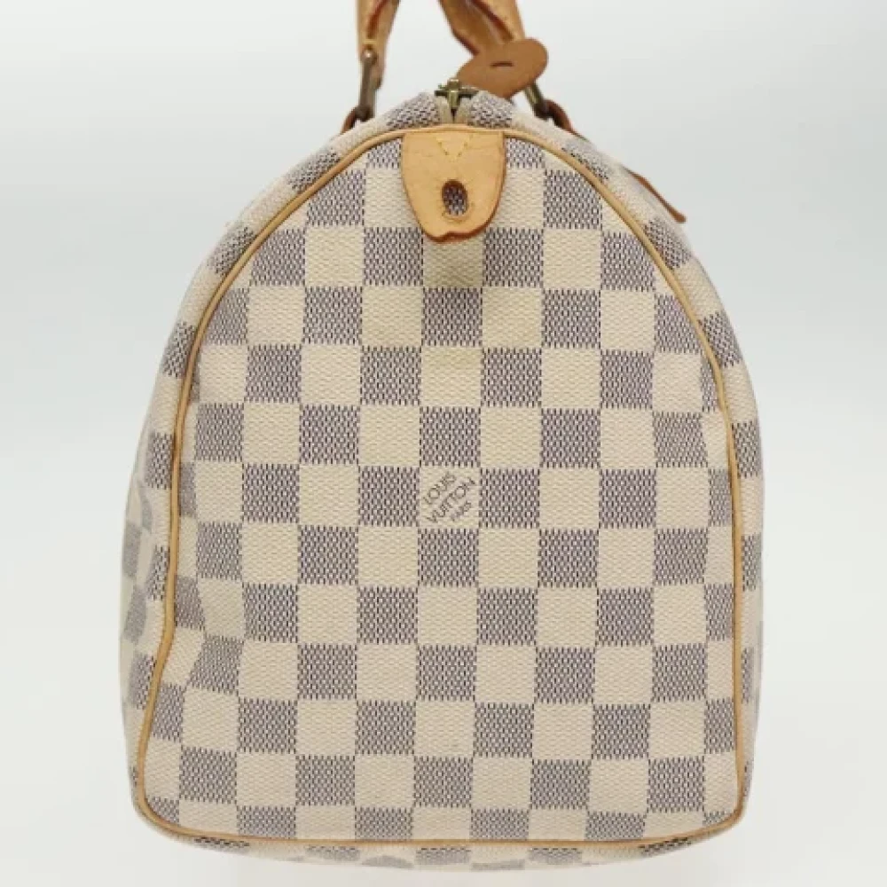 Louis Vuitton Vintage Pre-owned Canvas handbags White Dames