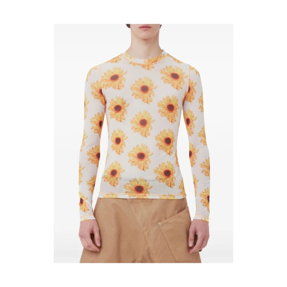 JW Anderson Bloemenprint Crew Neck Sweater Multicolor Heren