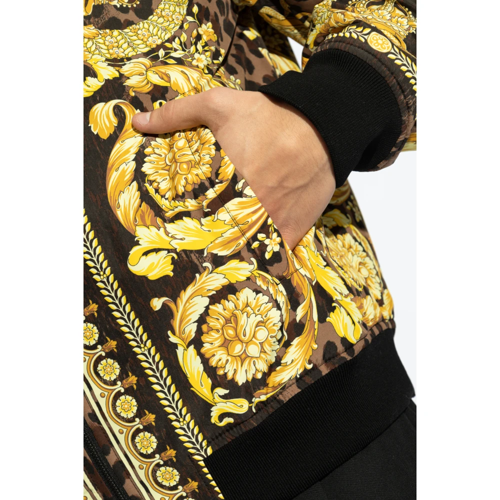 Versace Omkeerbare bomberjack Black Heren
