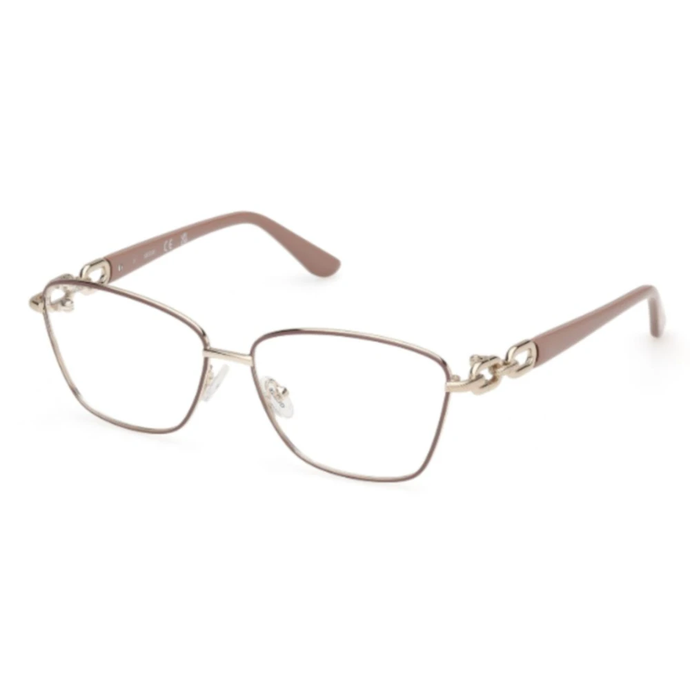 Guess Unisex Yellow Glasses, 55 Mm, Optical Frame