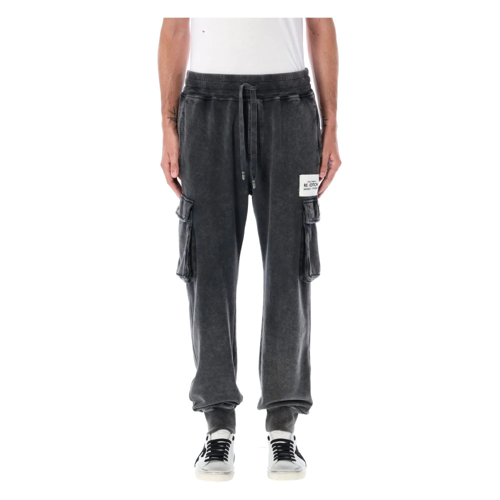 Dolce & Gabbana Upgrade je garderobe met stijlvolle jogging sweatpants Gray Heren