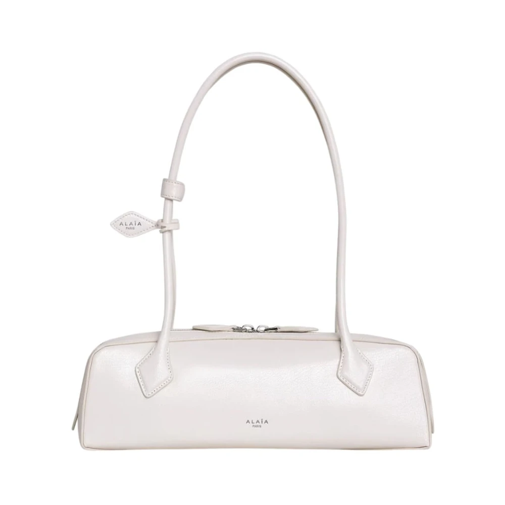 Alaïa White Handbags, Female, One Size, Le Teckel Medium Bag