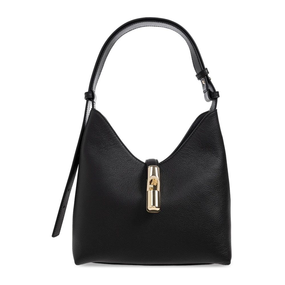 Furla Donna Nero Goccia Borsa A Spalla Piccola