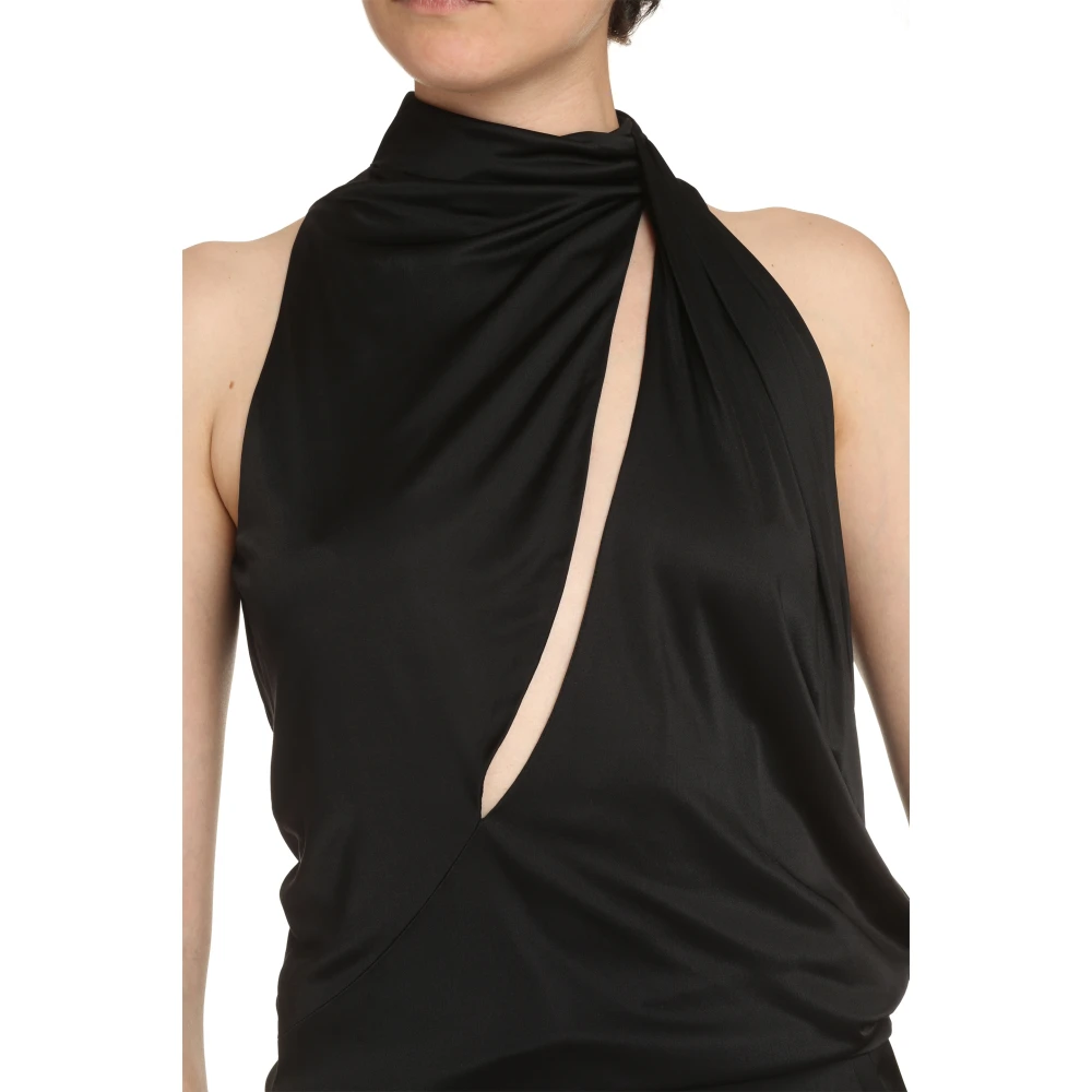 Versace Stijlvolle TOP voor modeliefhebbers Black Dames