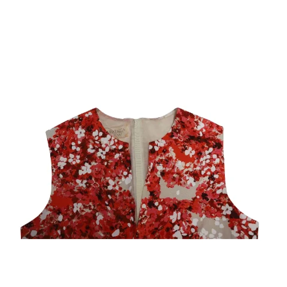 Giambattista Valli Pre-owned Cotton dresses Red Dames