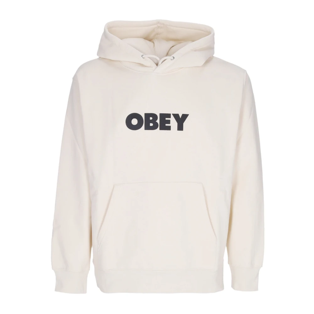 Obey Premium Fleece Heren Hoodie Beige Heren