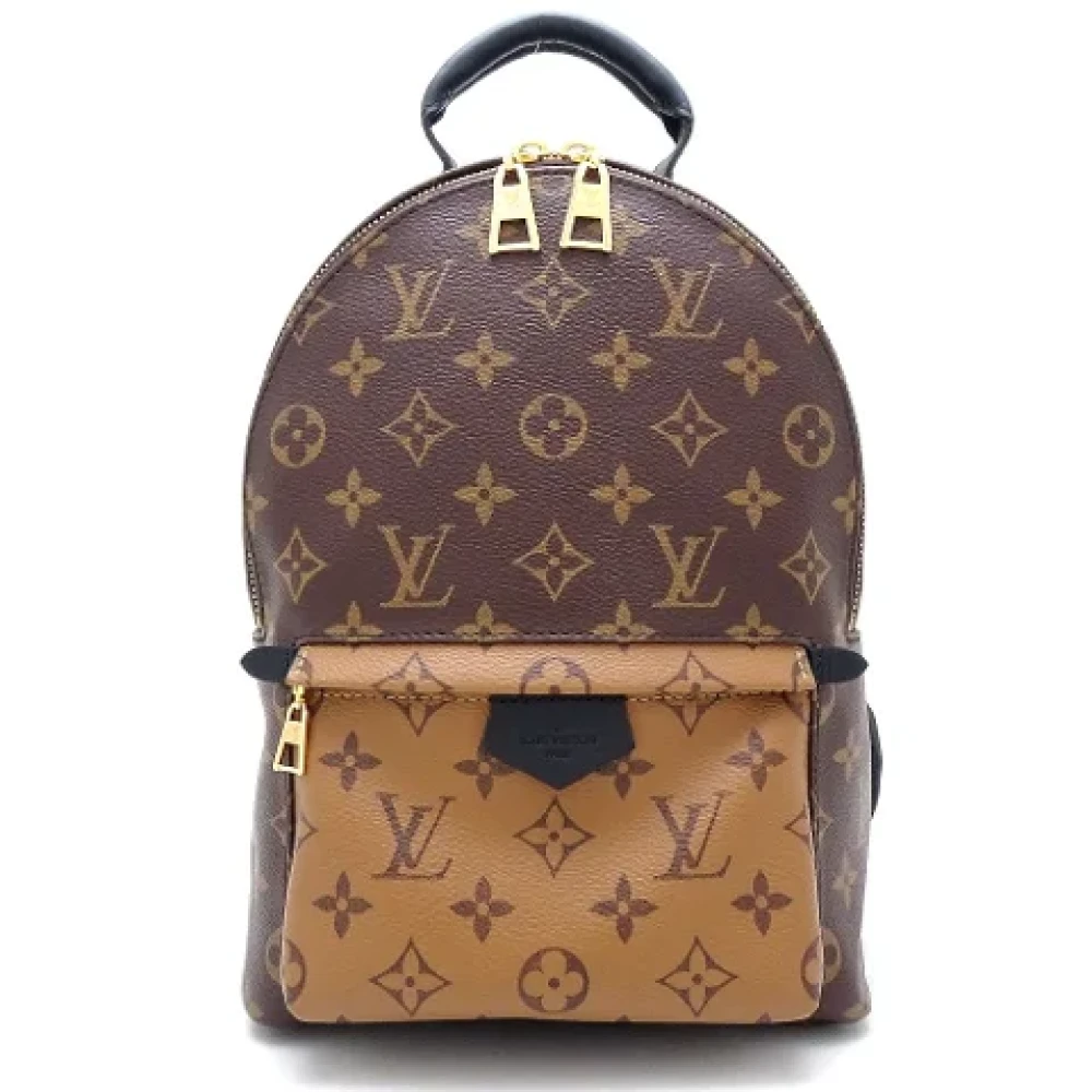 Louis Vuitton Vintage Pre-owned Canvas backpacks Brown Dames