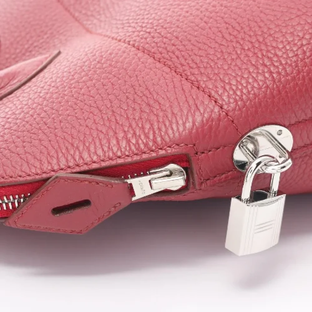 Hermès Vintage Pre-owned Leather handbags Pink Dames