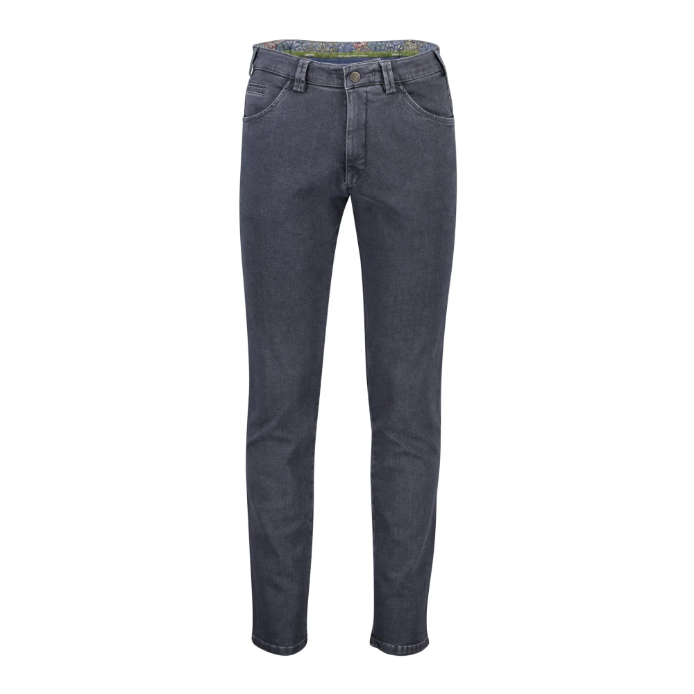 Meyer Slim Fit Grijze Denim Jeans Gray Heren