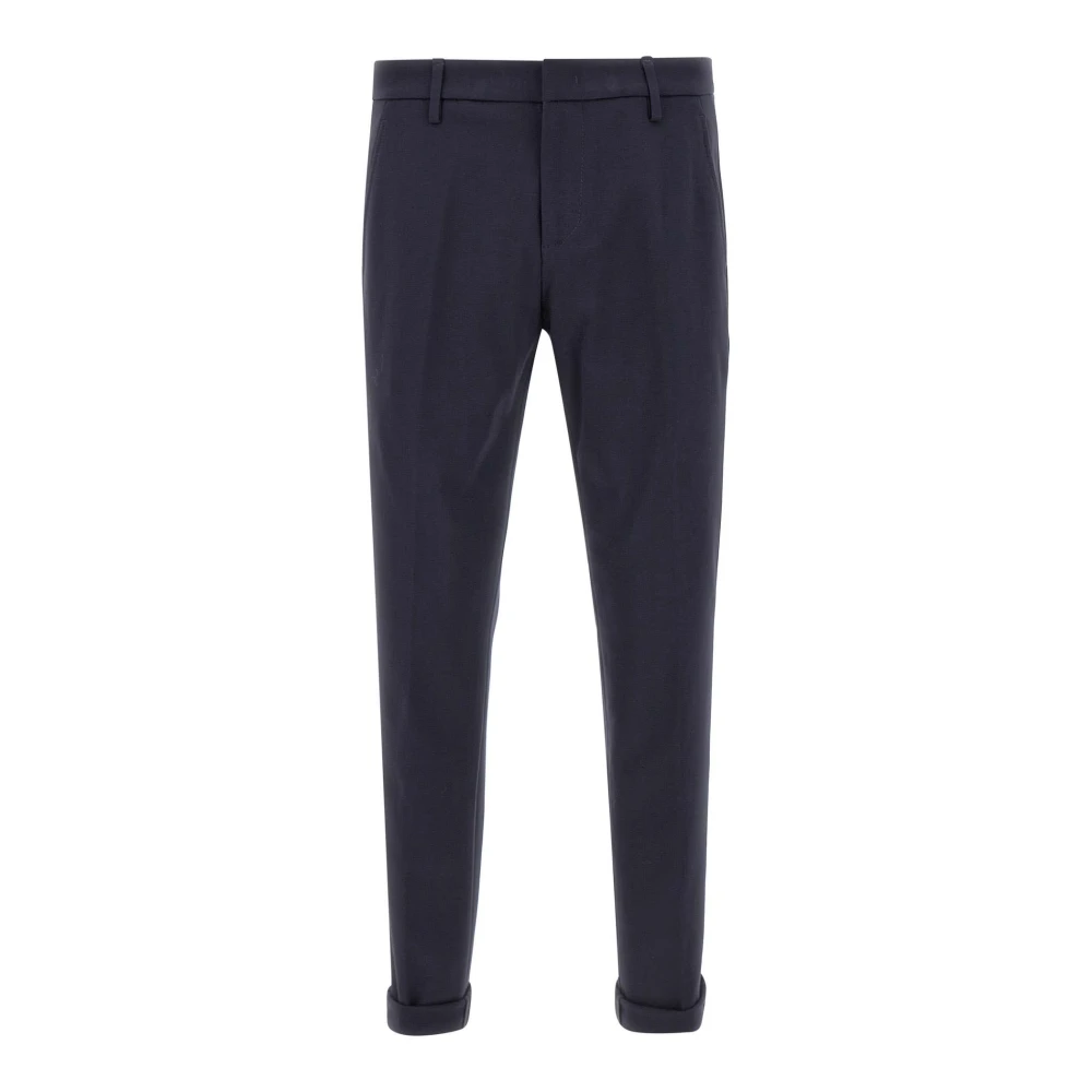 Dondup Men's Blue Slim-Fit Trousers, W31, Slim-Fit Trousers