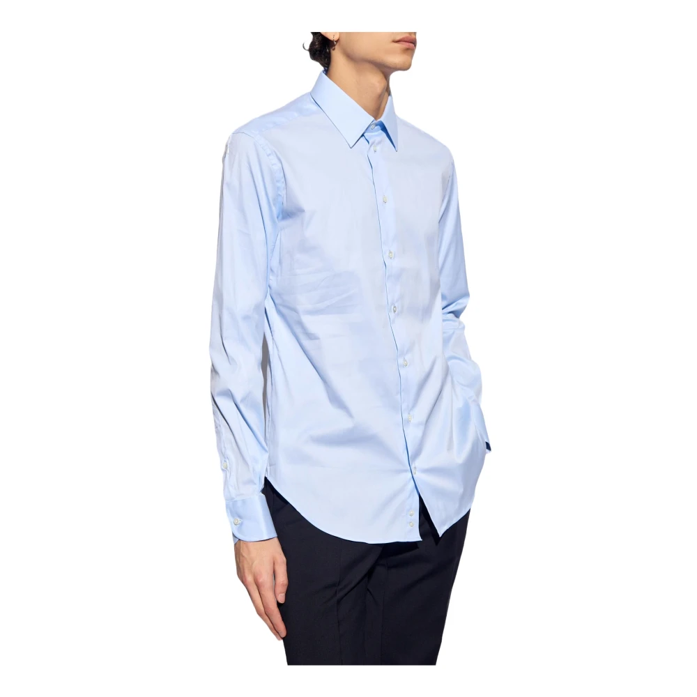 Emporio Armani Blouses Shirts Blue Heren
