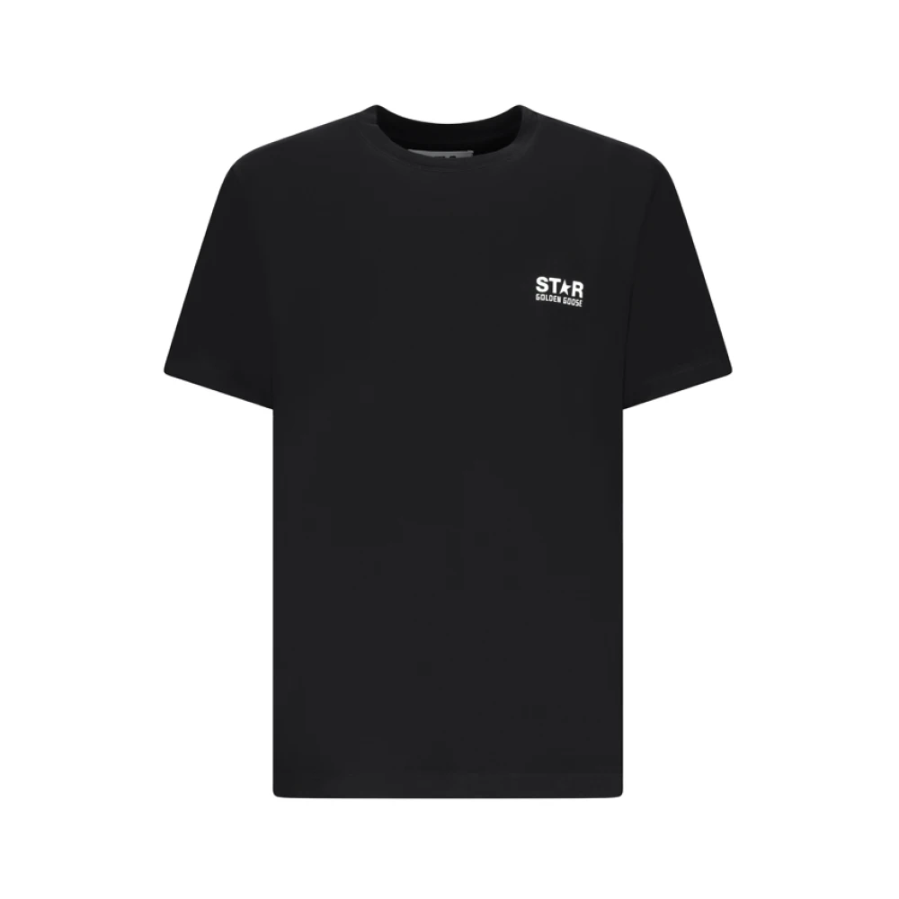 Golden Goose Men's Black Big Star Back T-Shirt - T-Shirts - L - Tops