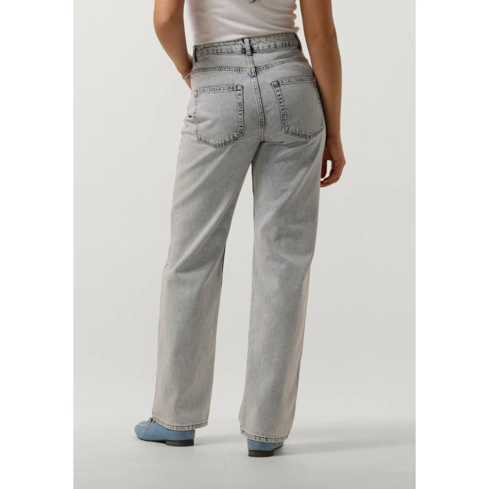 NEO NOIR Blauwe Wide Leg Jeans Simona D Blue Dames