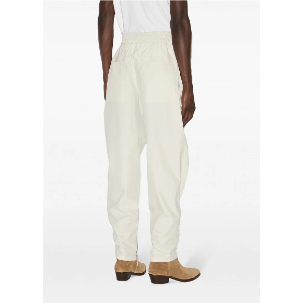 Isabel marant Casual katoenmix broek met rits Beige Heren