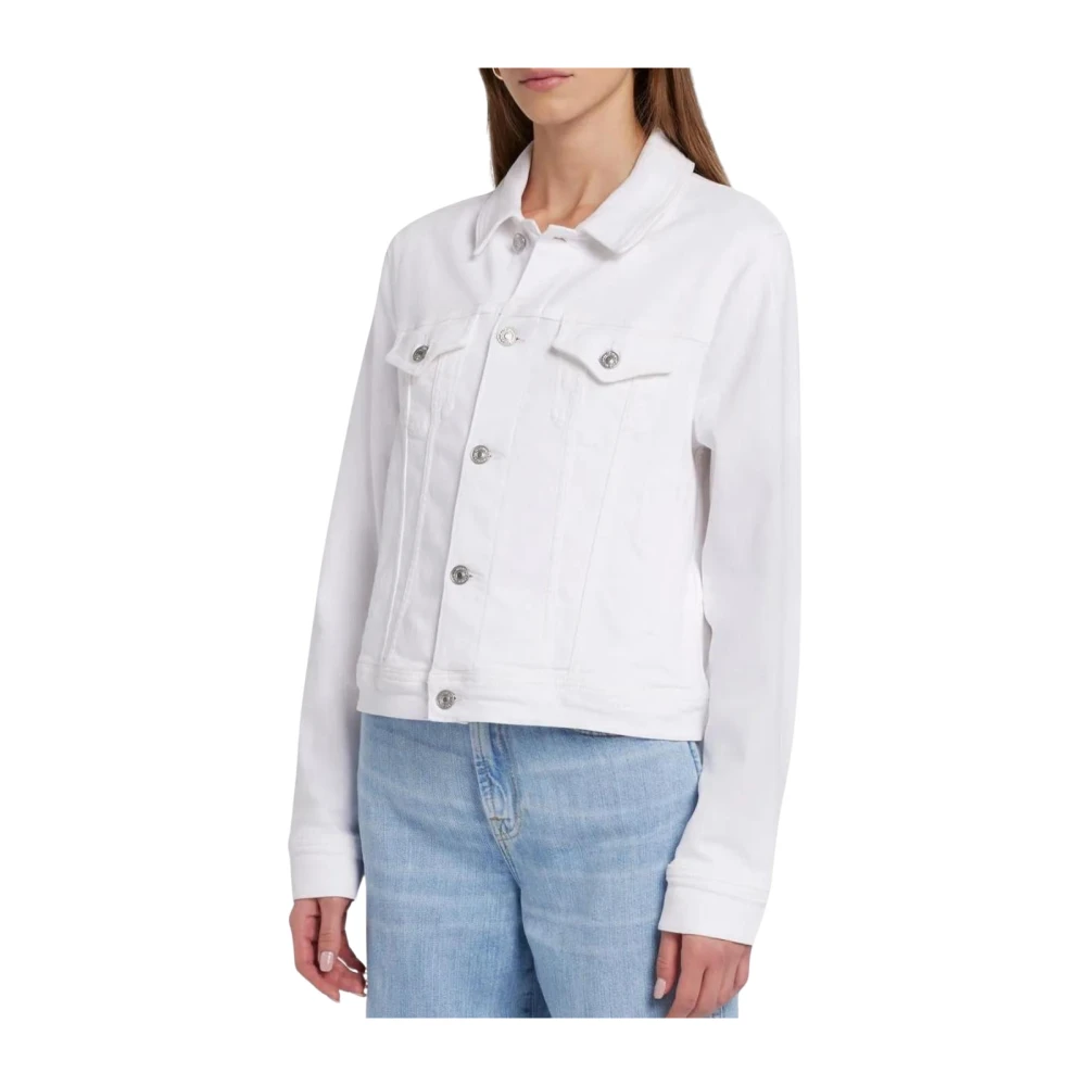 Jackets > Denim Jackets - - 7 For All Mankind - Modalova