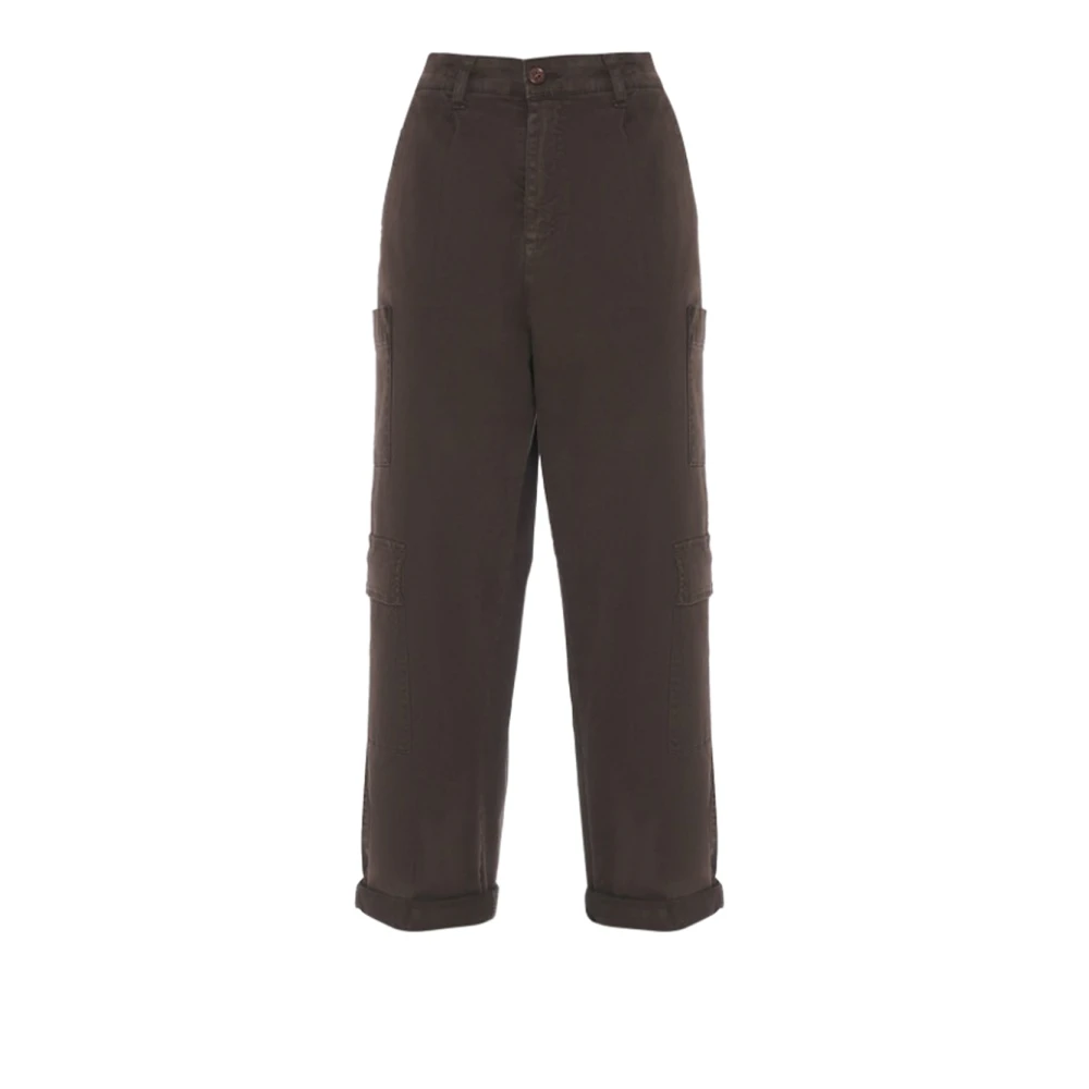 Manila Grace Cargo Broek voor Vrouwen Brown Dames