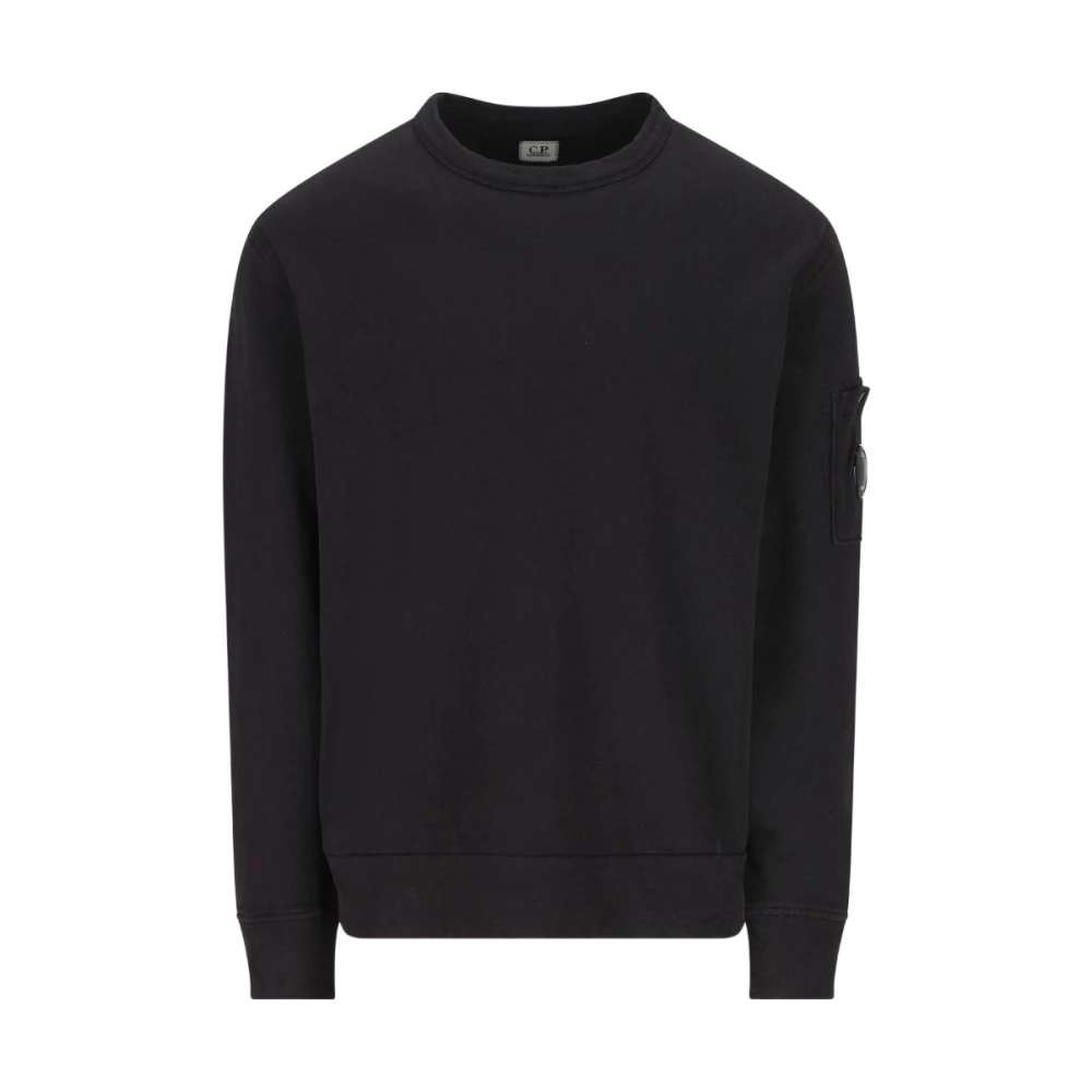 C.p. Company Men's Black Cotton Sweatshirt - Sweatshirts - Xl - Sweatshirts & Hoodies