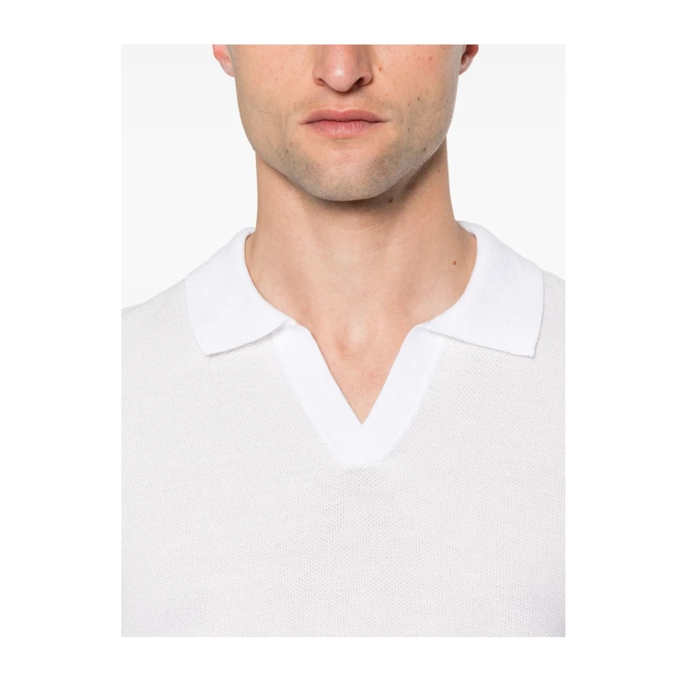 Hugo Boss Witte T-shirts & Polos voor Mannen White Heren