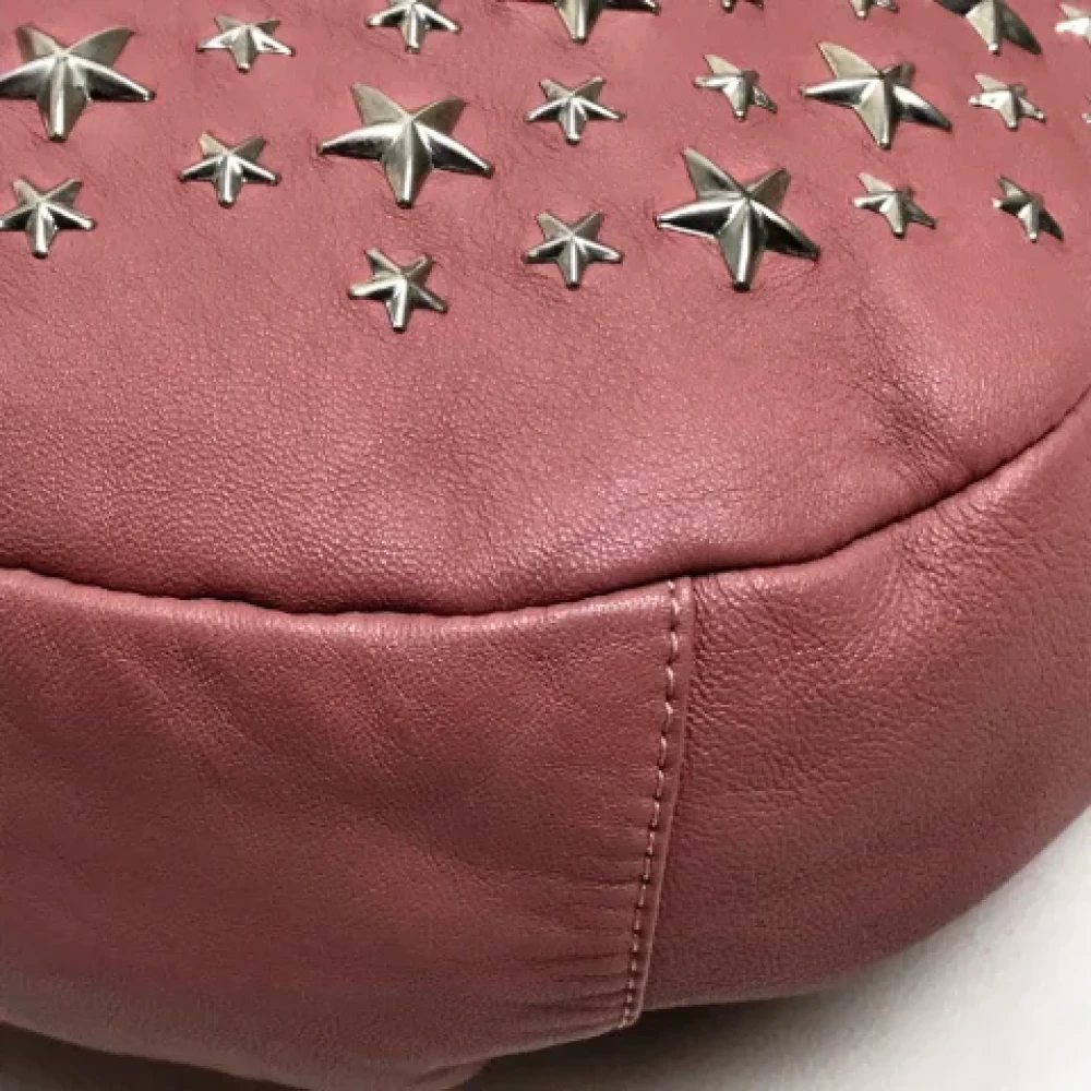 Jimmy Choo Pre-owned Leather handbags Pink Dames