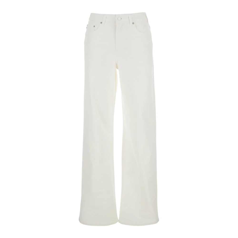 Adriano goldschmied Witte Denim Jeans met Riemlussen White Dames