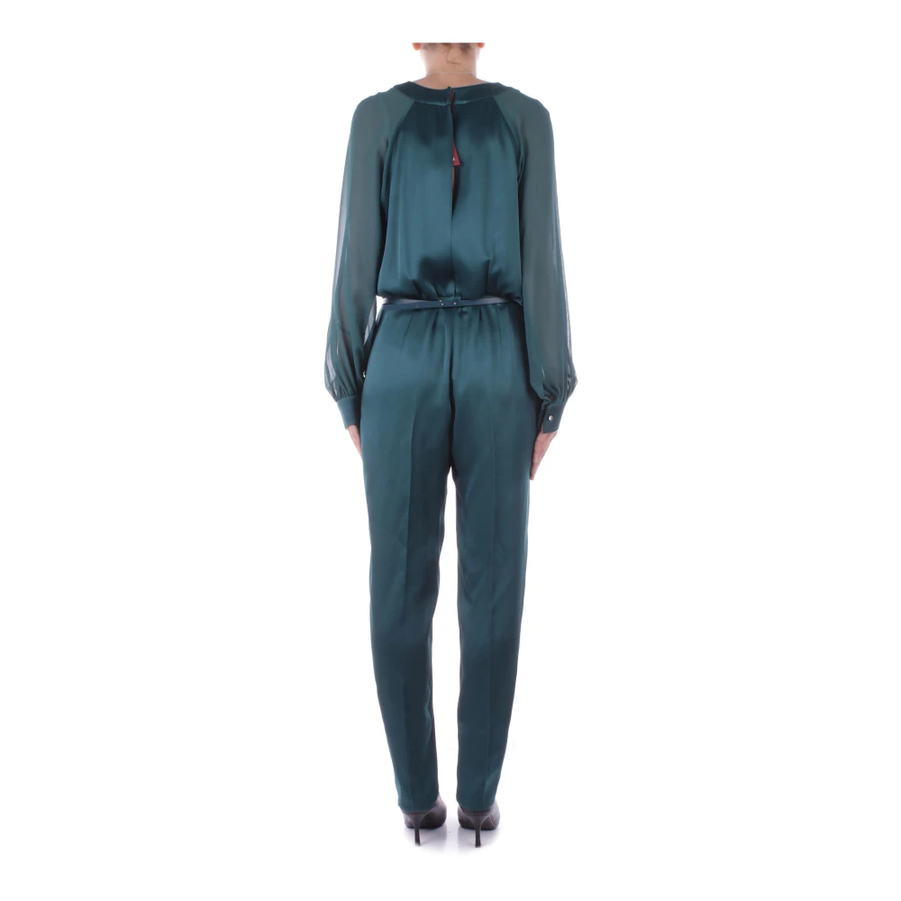 Max Mara Groene broek met transparante mouwen Green Dames