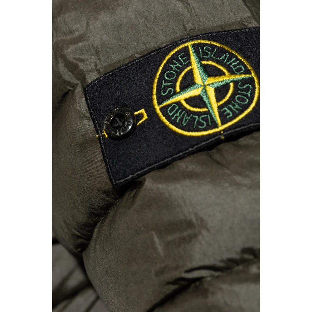 Stone Island Donsjack Geweven Kamers Nylon Dons-Tc Green Heren