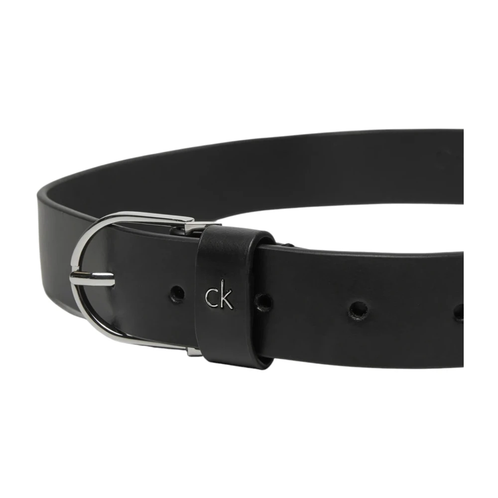 Calvin Klein Leren Dames Lente Zomer Collectie Black Dames