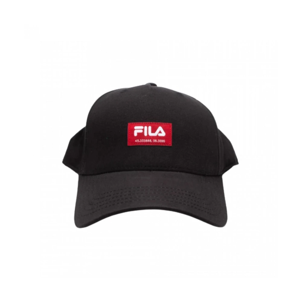 Fila Polyester Cap Stijlvol Ontwerp Black Dames