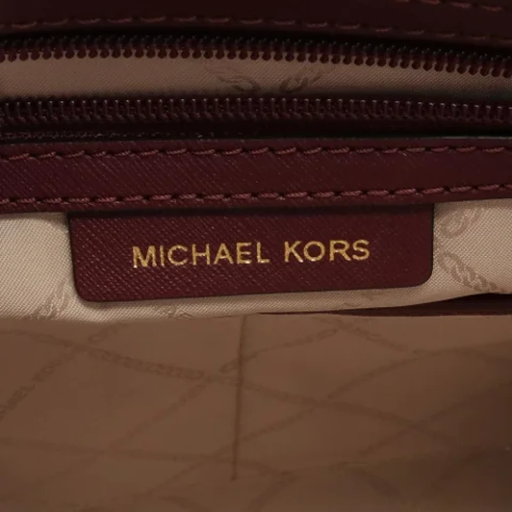 Michael Kors Pre-owned Leather shoulder-bags Red Dames