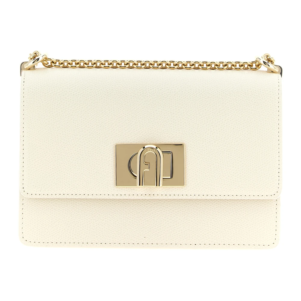 Furla Vrouw Wit Tassen Dames, One Size, Leer, 1927 Mini Schoudertas