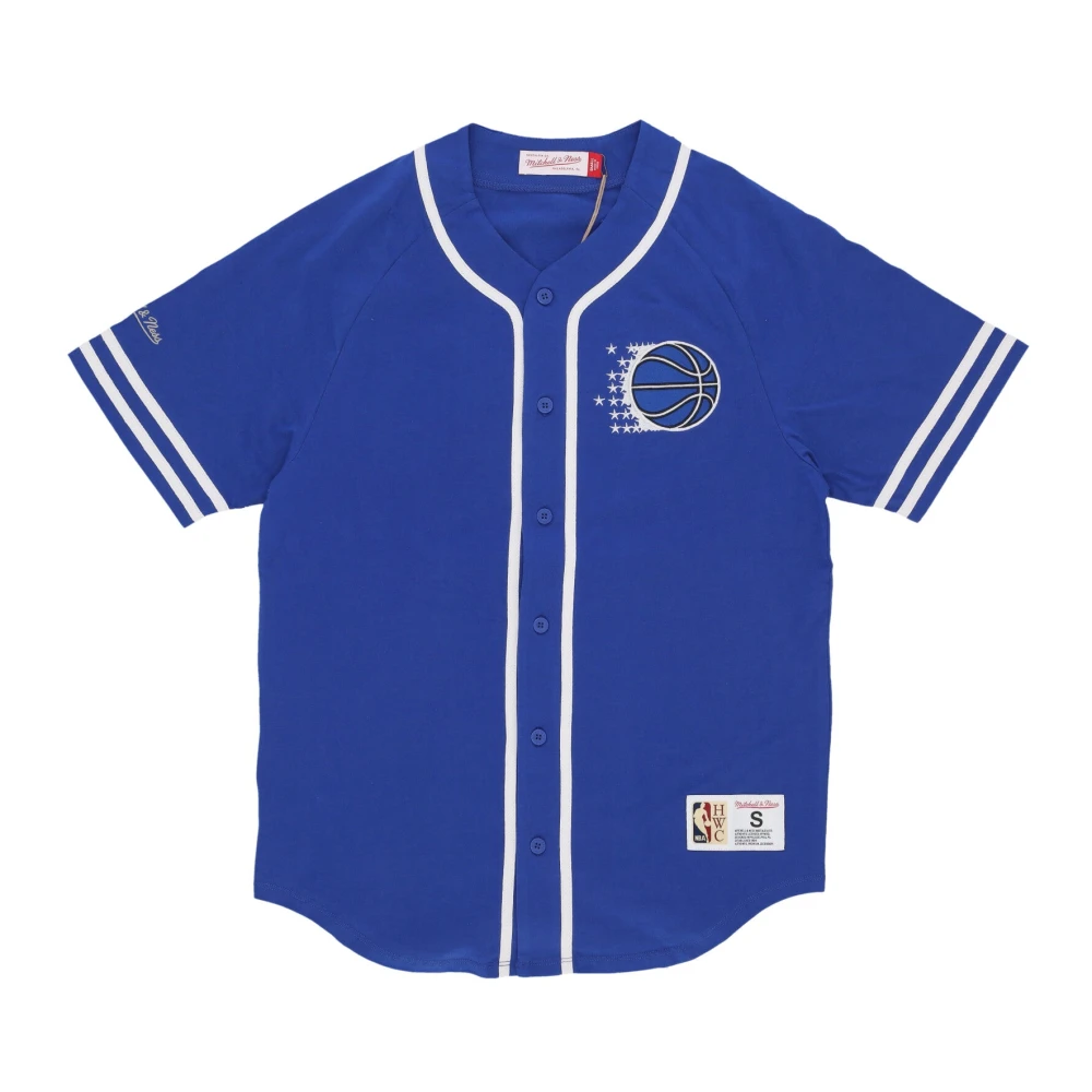 Mitchell & Ness Men's Blue Orlando Magic Vintage Nba Fashion Shirt